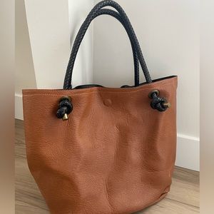 UO leather tote